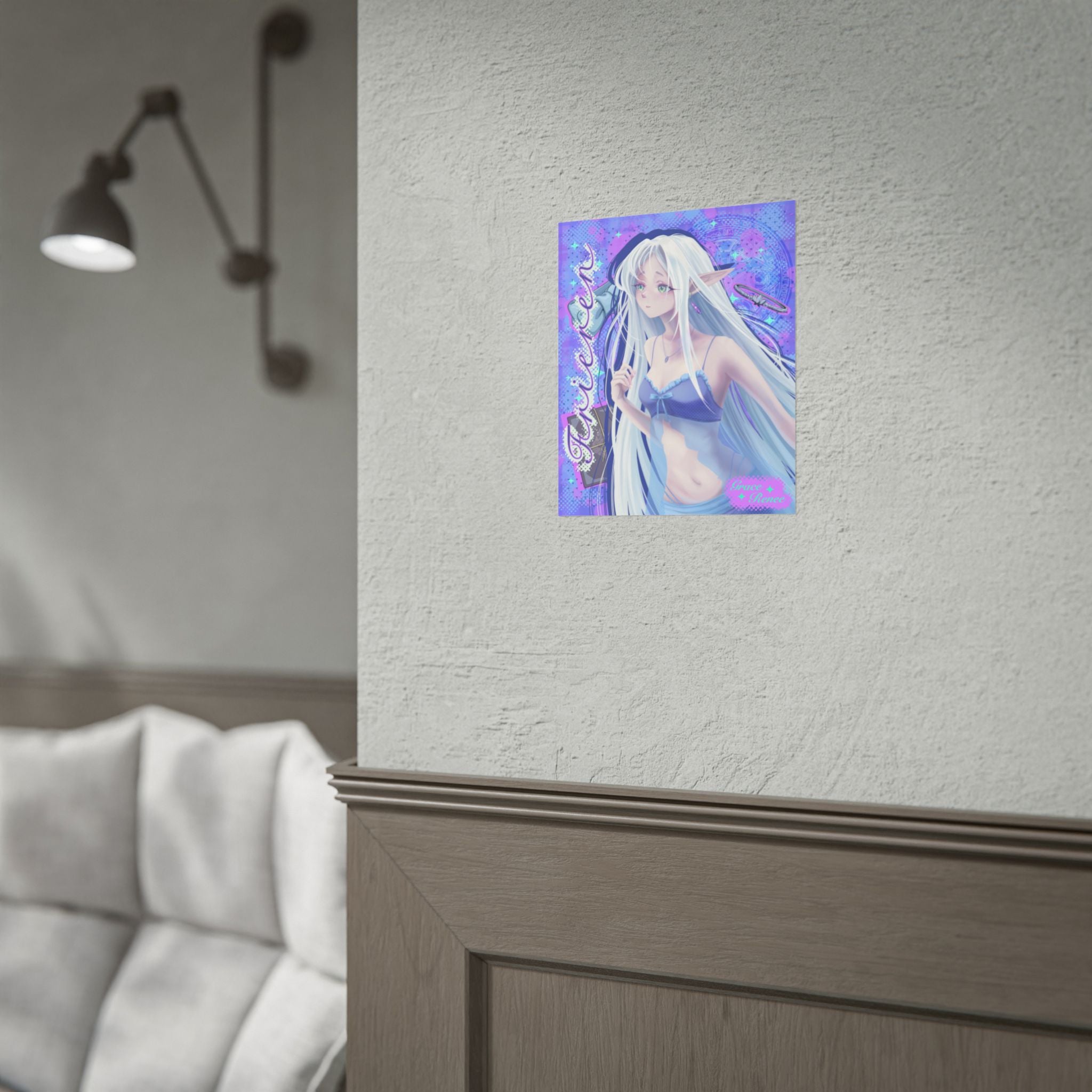 Frieren Pastel Aesthetic Rolled Wall Art