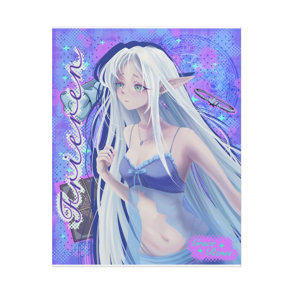 Frieren Pastel Aesthetic Rolled Wall Art