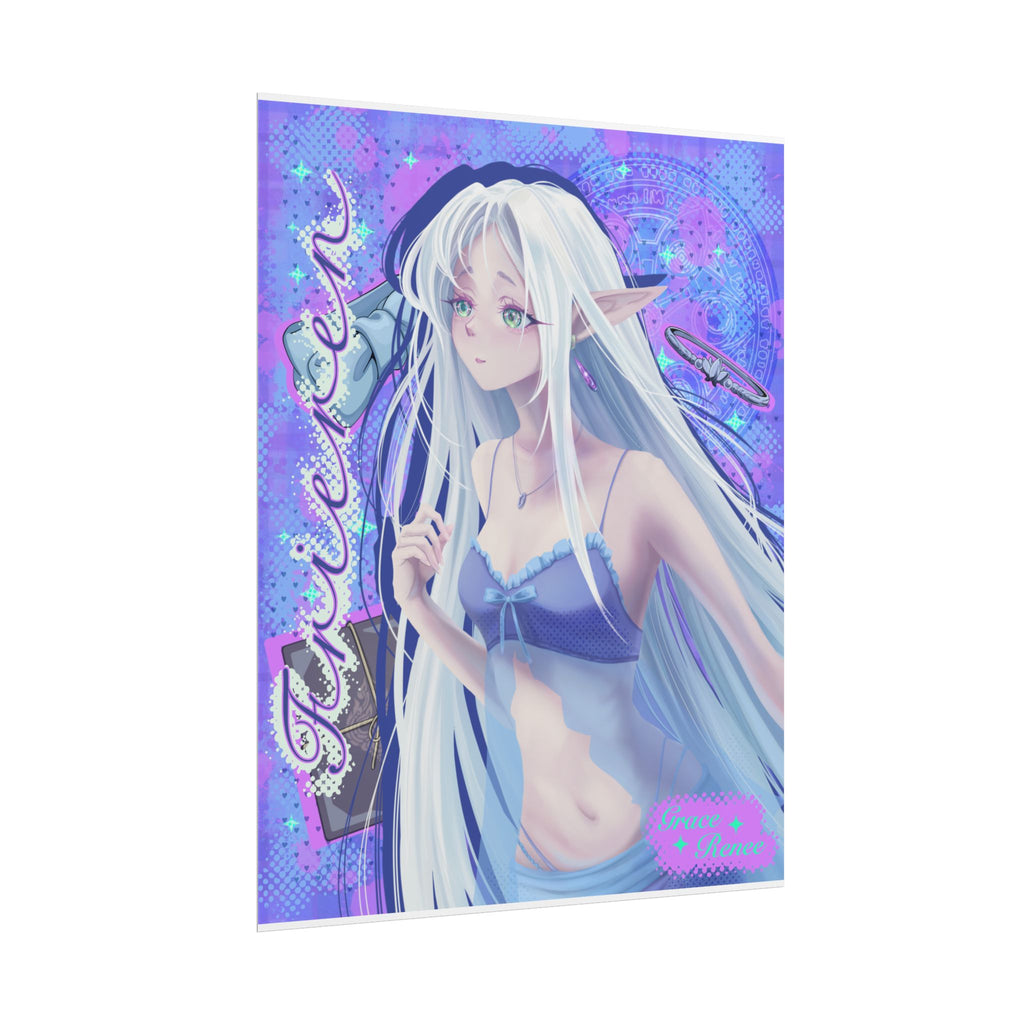Frieren Pastel Aesthetic Rolled Wall Art