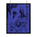 Death Note Anime Poster - Miss Amanae, Dark Blue L Shinigami Art (Rolled Poster)