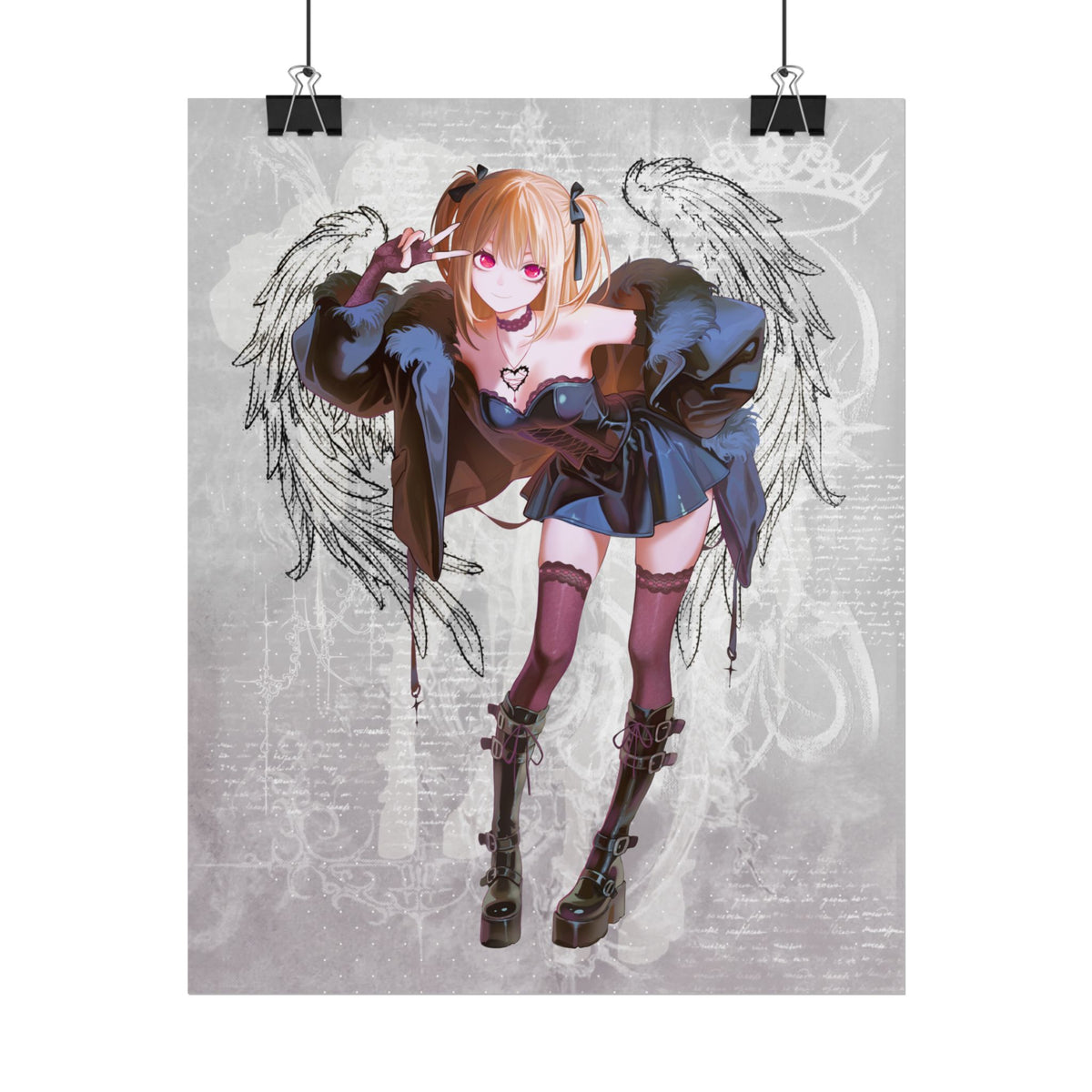 Misa Amane Original Artwork poster print 8x10