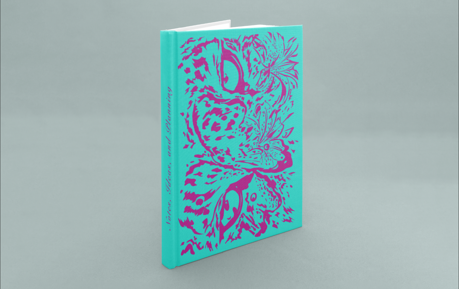 Teal Y2K Notebook