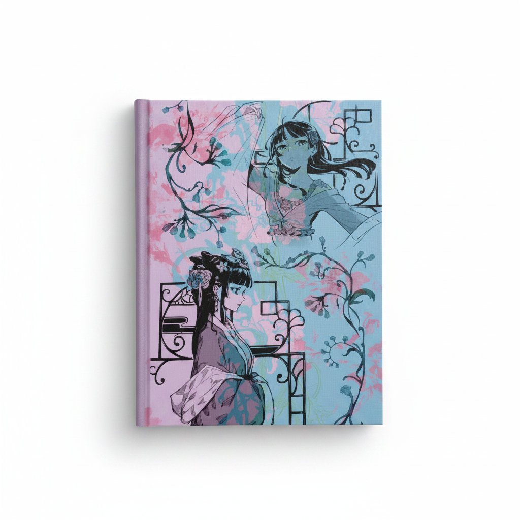 Apothecary Diaries Notebook Flat Lay