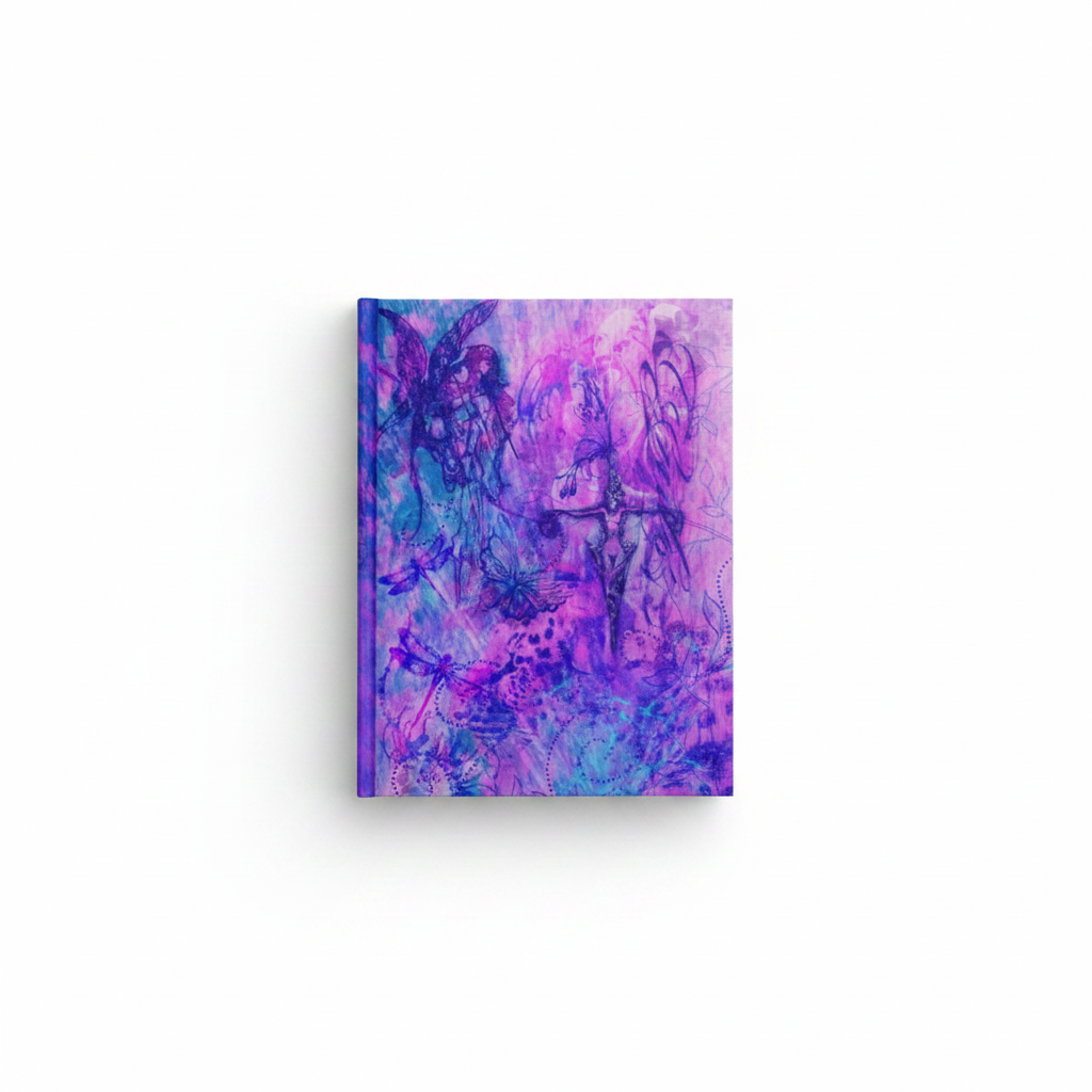 Collage Notebook Flat Lay